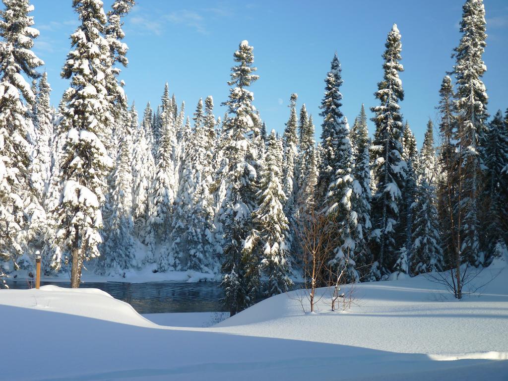 Bed and Breakfast Gite De La Riviere Chibougamau Exterior foto